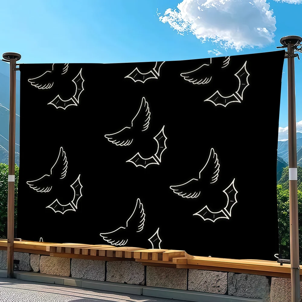 Rapper D-Duki 5202 Flag Tapestry Outdoor Party Bedroom Living Room Dormitory Decorative Themed Wall Hanging Banner Gift
