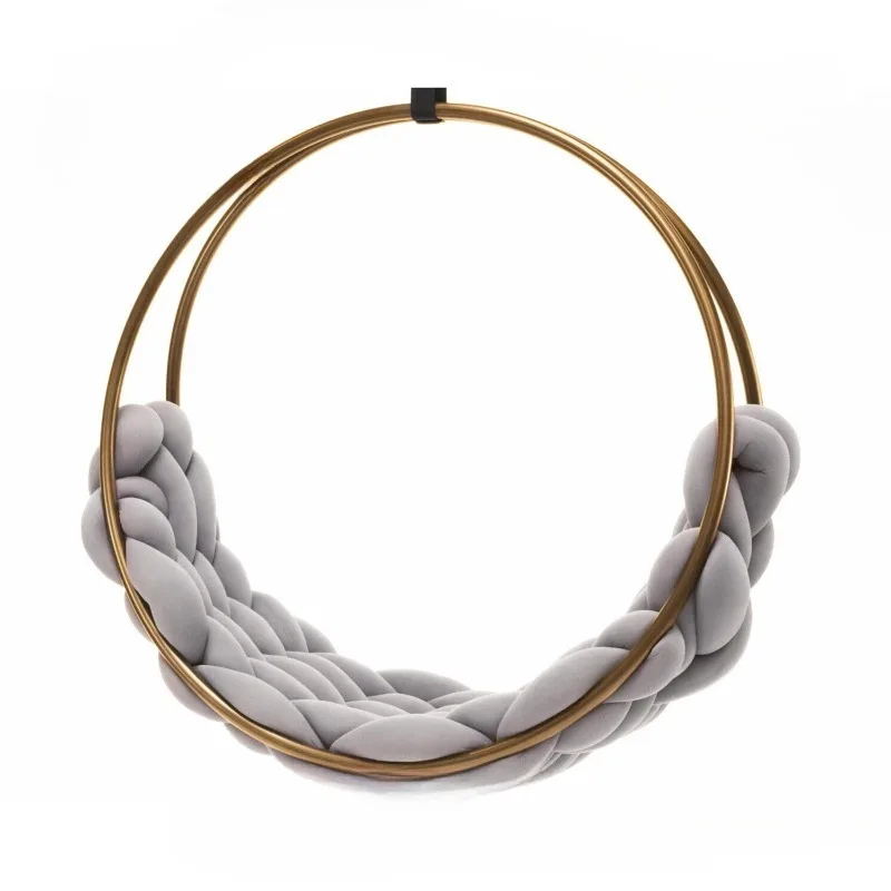 Hanging stool household balcony leisure hanging basket chair living room single lazy swing hanging chair
