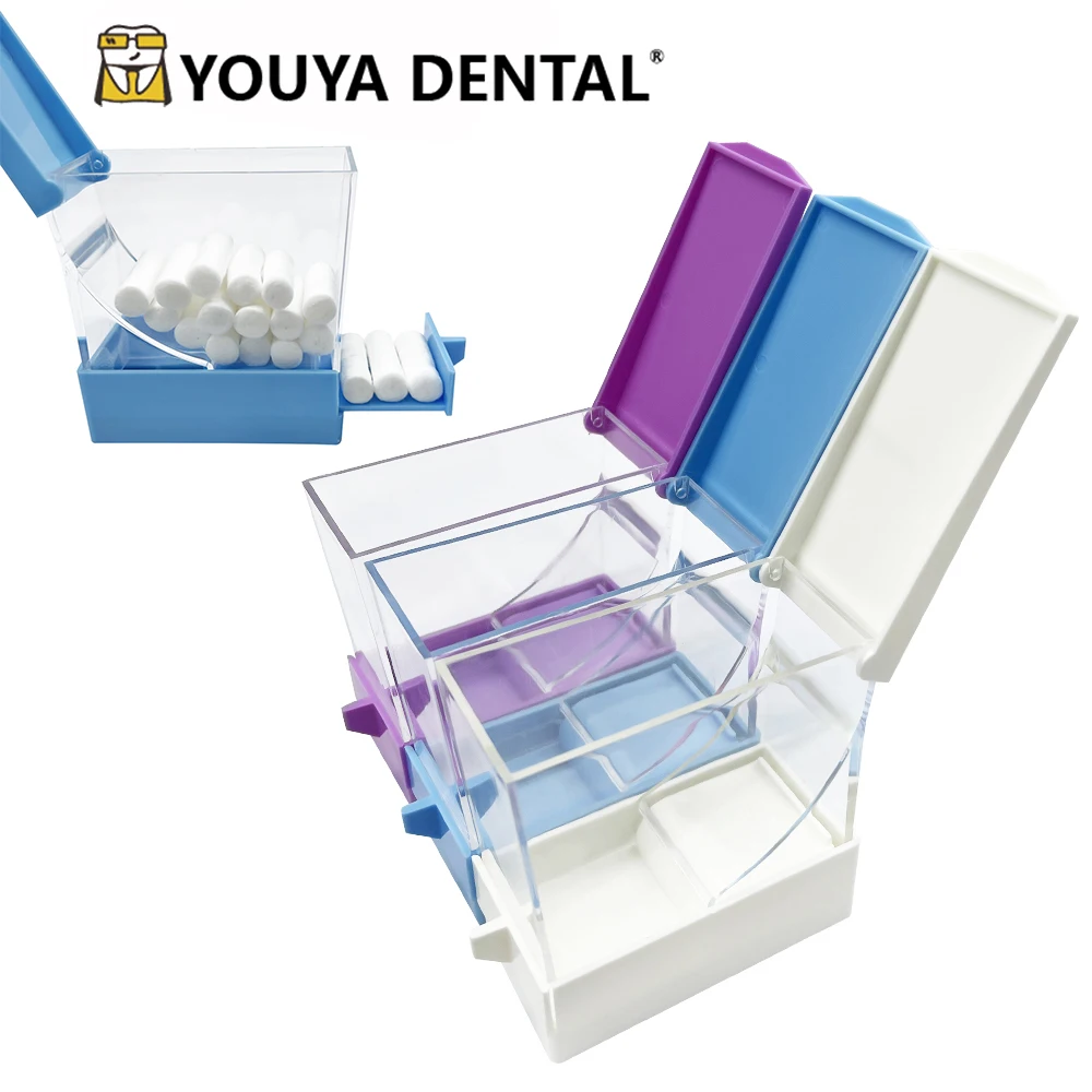 1 Pcs Dental Cotton Roll Dispenser Holder Drawer Style Odontologia Tools Swab Storage Box Dentistry Organizer Accessories