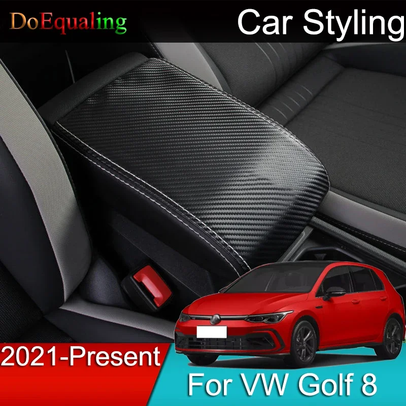 

Для VW Volkswagen Golf 8 Golf 8 2023 2021 2022 Автомобильный подлокотник, консоль, чехол, подушка, поддержка коробки, матовый коврик, чехол, аксессуары
