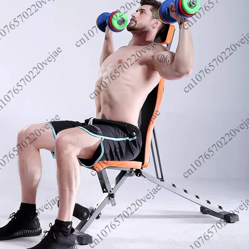 Sit-up Bench Dumbbell Bench Multi-Functional Sit-up Board Abdominal Muscle Foldable Fitness Chair Bench Press