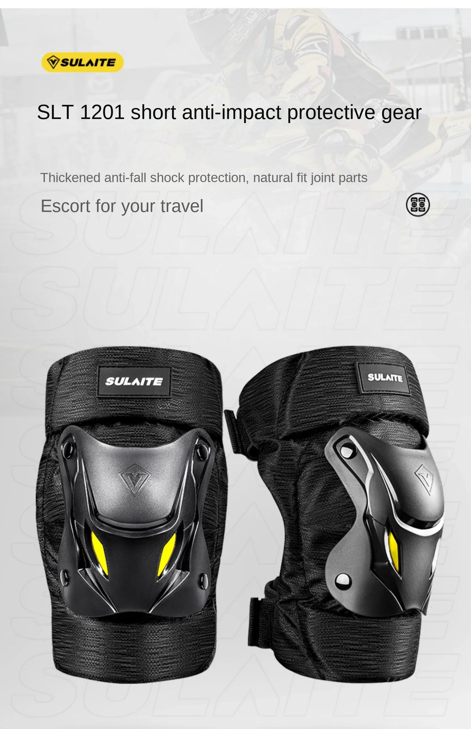 Motorcycle Knee Pad Gloves Elbow Protective Combo Knee Protector Equipment Gear Outdoor Sport Motocross Knee Ventilate