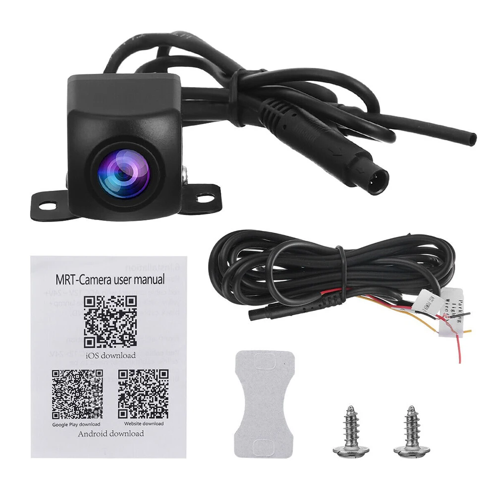 Telecamera Posteriore Wireless WiFi per Auto con Visione Notturna HD, Telecamera di Retromarcia Impermeabile IP67 per Android e iOS