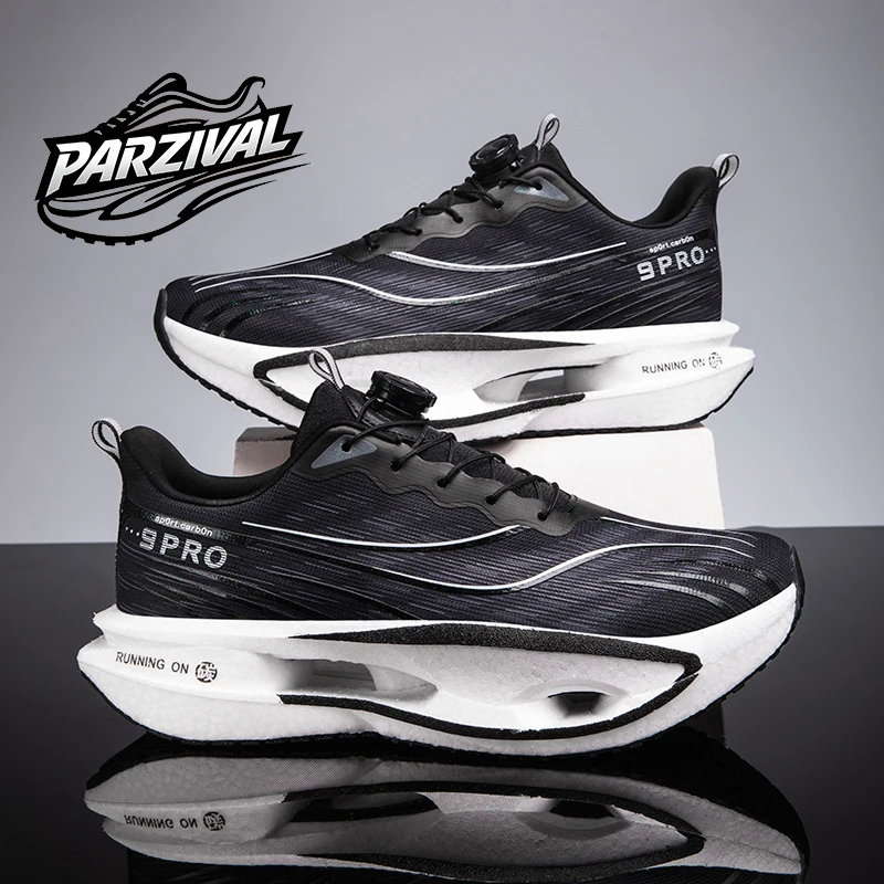 Men Carbon Plate Running Shoes Breathable Women Athletic Tennis Sneakers Cushion Sport Trainers Outdoor Marathon Jogging Shoes
