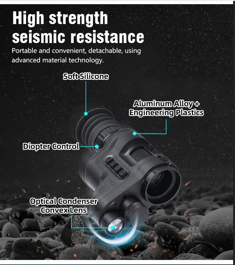 NV710S Night Vision Device Night Vision Monocular Infrared Night Vision Scope Hunting Trail  Googles NV Cam X