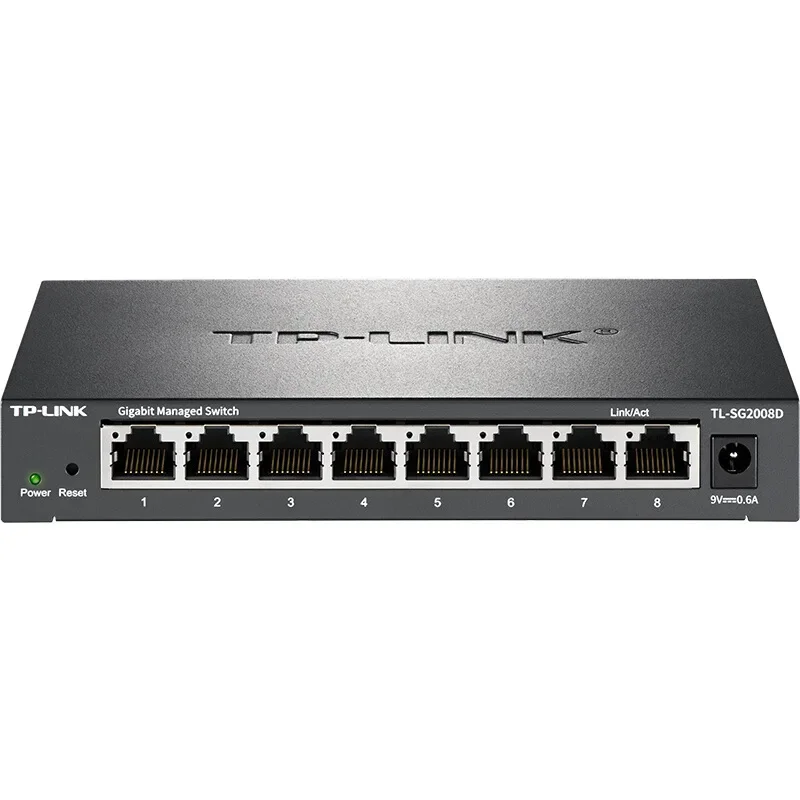 TP-LINK Gigabit Web Management 8port Switch VLAN Isolation Ethernet Hub Convergence Speed Limit 1000Mbps Internet Splitter