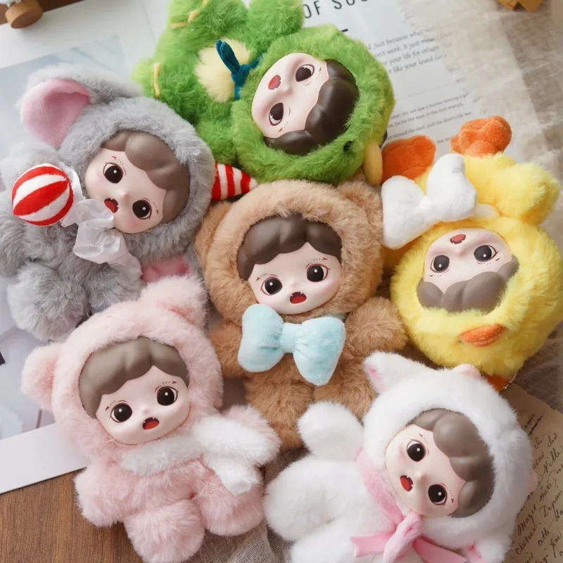 

Подлинная TNT Zezione серии Sister Fluffy Cabin, слепая коробка, виниловая плюшевая подвеска, сумка, брелок, милая очаровательная кукла, загадочная коробка