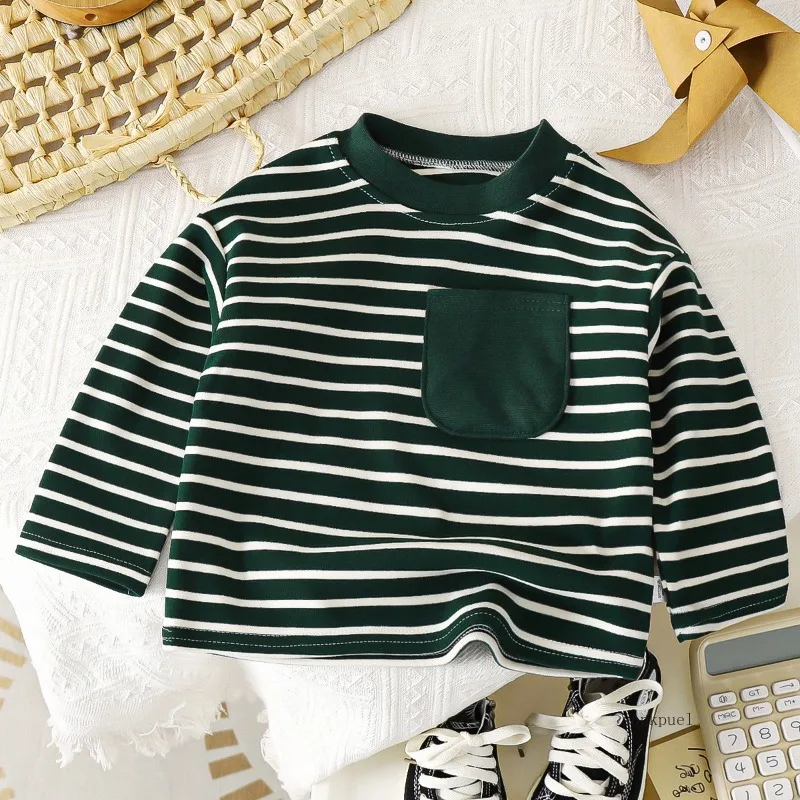 Baby Striped Long Sleeve Tees 4