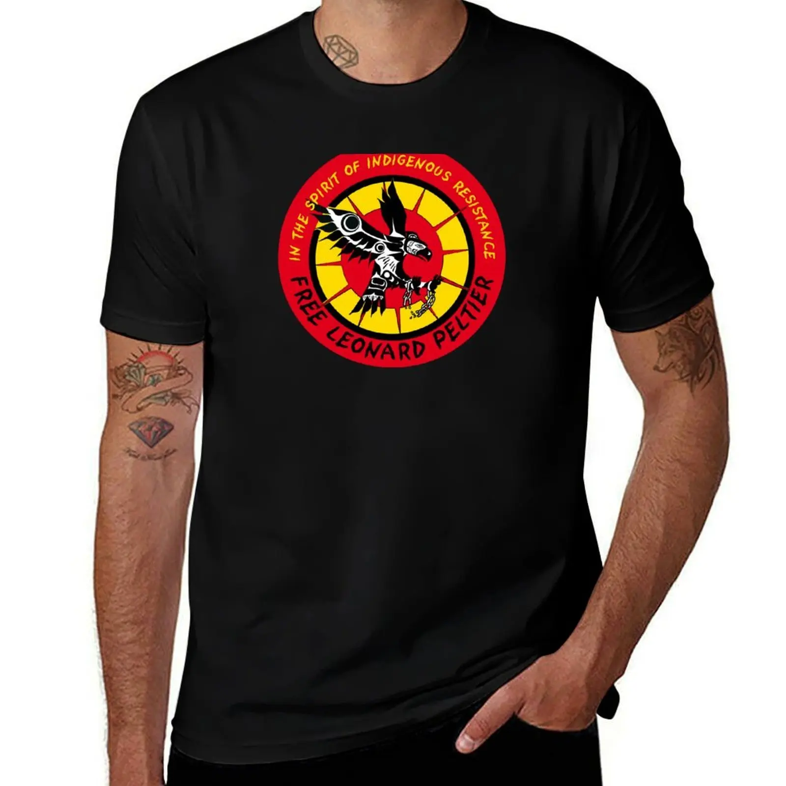 Free Leonard Peltier T-Shirt Summer Holiday T-Shirt