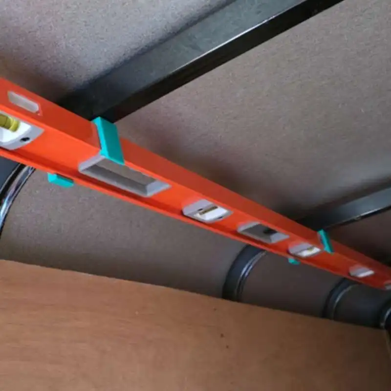 Hängende Montageklammer für 58mm Wasserwaage, Wandhalterung für Wasserwaage, Zubehör für Garage und Werkstatt – Detail 11