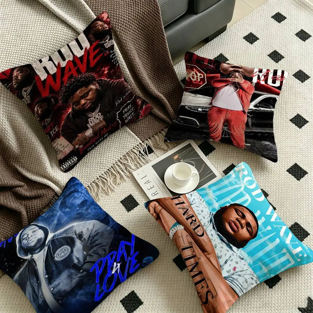 Rapper Singer R-Rod Wave  Cushion Cover Pillowcase Upholstery Sofa Throw Pillow Home Decor Pillowcas