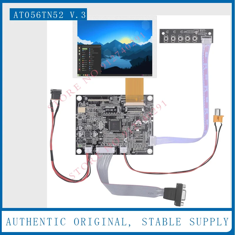 AT056TN52 V.3 For Innolux 5.6 Inch AT056TN52 V3 LCD Display Panel Mit  VGA AV LCD Control Board Monitor Panel640*480