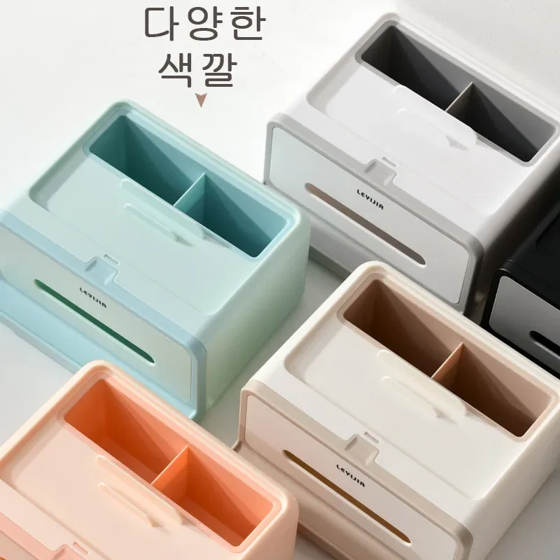 Tissue box living room upscale creative light luxury wind household paper box kitchen coffee table desktop napkin storage box