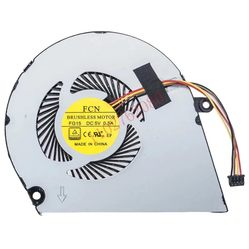 Ventilador de Repuesto WW para HP Envy Serie 4-1000 y 6-1000 SPS, Ventilador de Refrigeración para CPU 686580-001, 4 Pines, 4 Cables