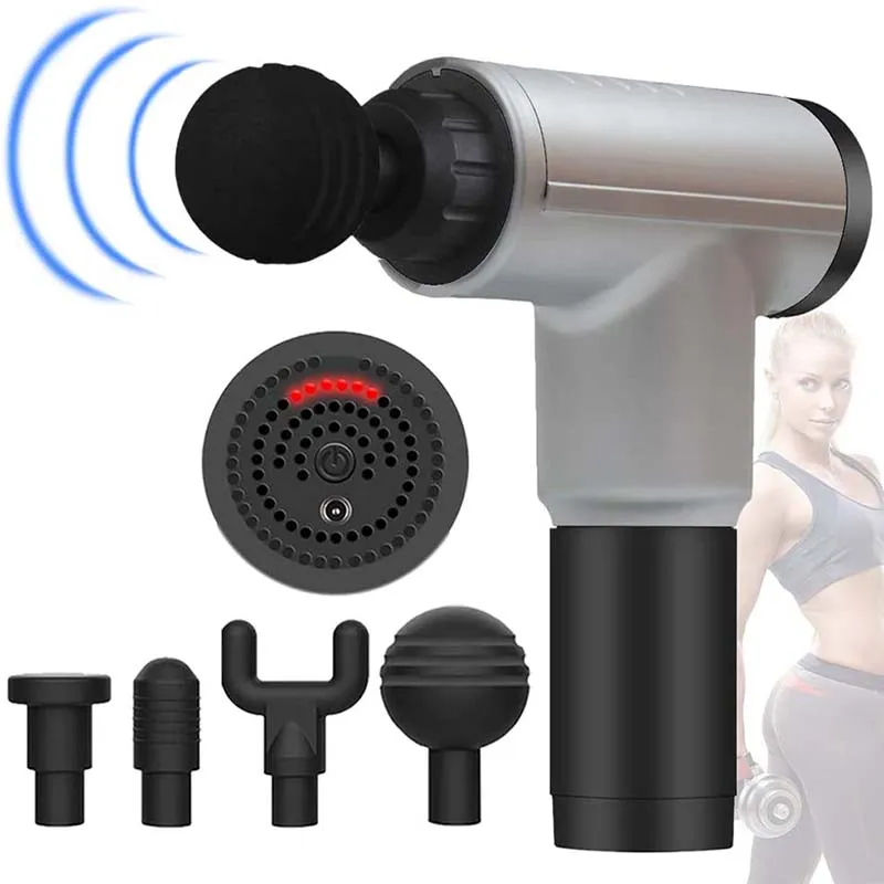 Wholesale Electric Impulse Luxury Portable Booster Body Professional Pistolet De Deep Tissue Mini Muscle Massage Gun