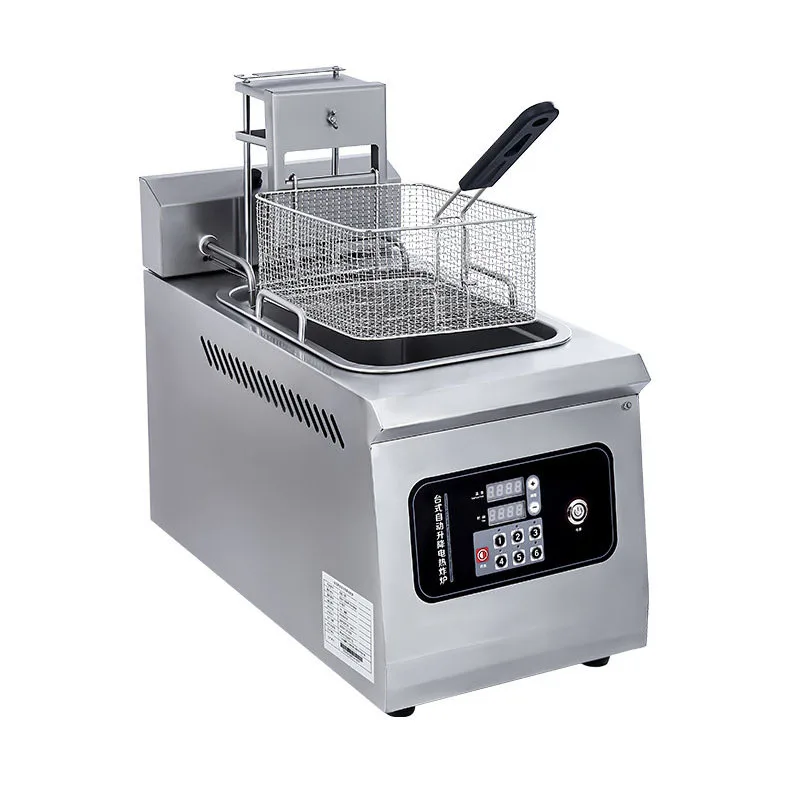 Commercial Double Tank Electric Deep Fryer Digital Control Stainless Steel Fry Machine for Restaurant Fried Food Cooking