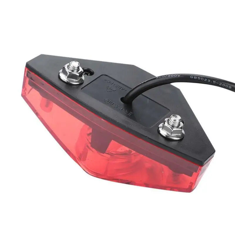 6V-80V LED Electric-Bike Scooter Rear Tail Safety Warning Light Ebike Brake Lamp For Electric Bicycle Modification