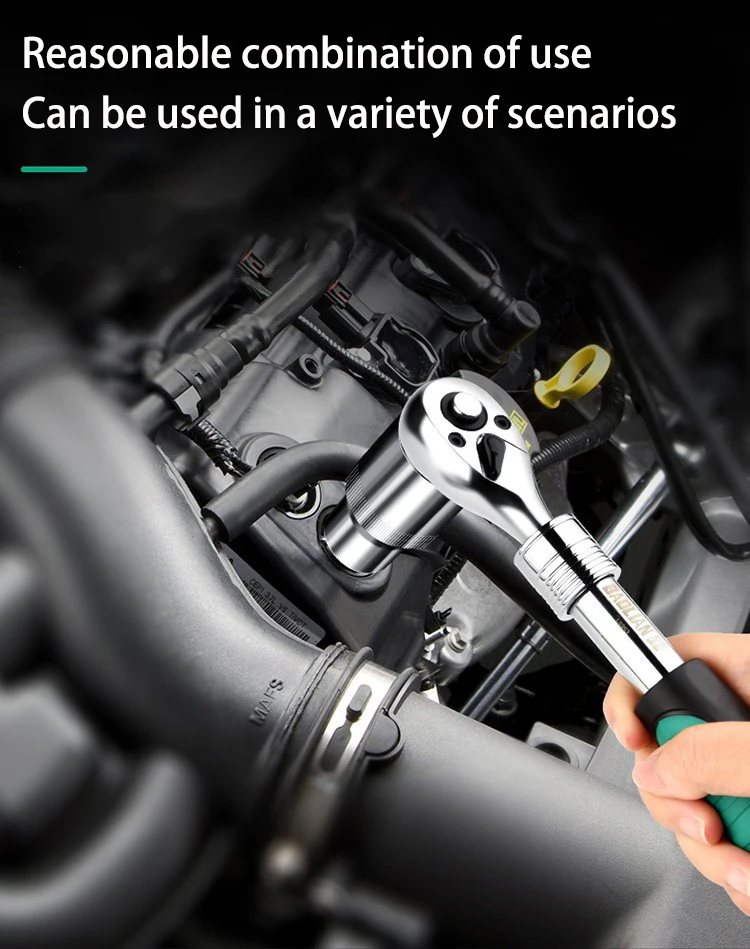 4-14mm Buchse 1/4 Schnittstelle Kurzer Sechskantschlüssel Mutter Schlüssel Automobil Maschinen Werkstatt Wartung Schraubendreher Bit Handwerkzeuge – Detail 3