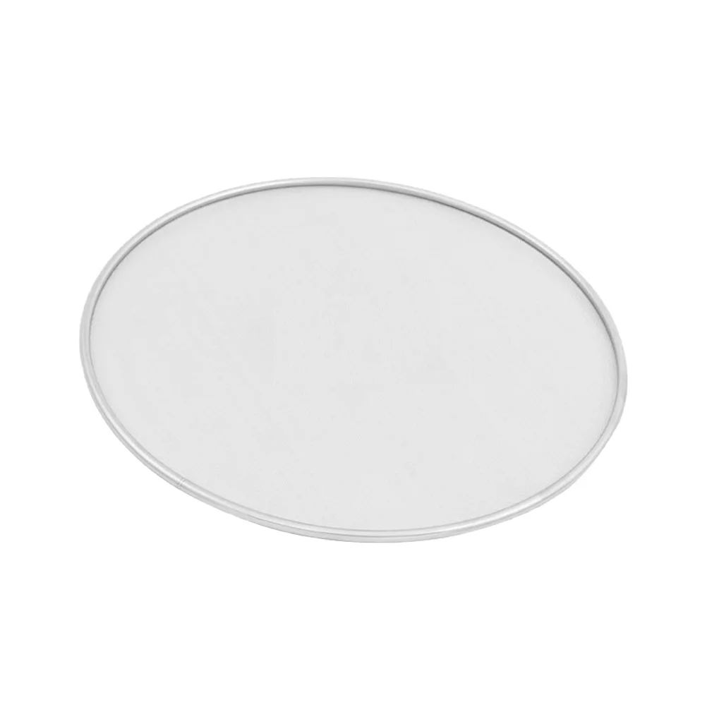 1 pçs 18.5cm frigideira capa de aço inoxidável óleo net fritadeira de ar malha anti graxa splatter tela proteção fritadeira de ar malha