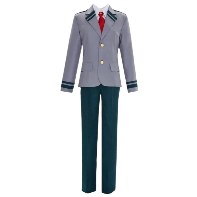 

My Hero Academia Anime Midoriya Izuku Cosplay Costume Todoroki Shoto School Uniforms Set Halloween Carnival Party Role Play Suit