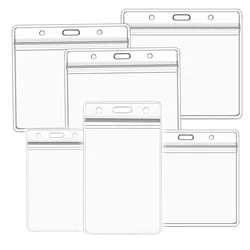 1pcs Waterproof Transparent Card Holder Plastic Id Card Badge Holders Case To Protect Credit Cards Card Protector Cardholder