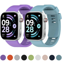 Silicone Strap for Redmi Watch 6 5 4 Smart Watch Replaceable Wristband for Xiaomi Band 9 Pro/8 Pro Comfortable Bracelet Correa