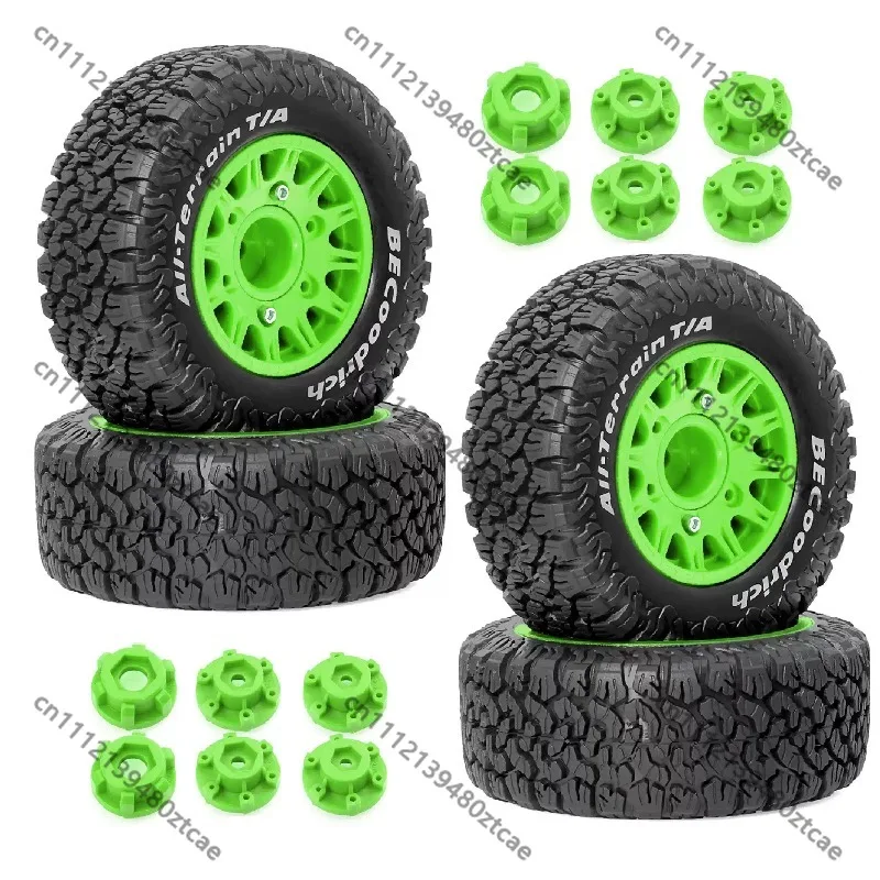Pattern Rubber Tire Skin All Terrain Tyre Replacement Parts For 1 10 Scale RC Short Course Off Road Truck Upgrade Mod Accessorie