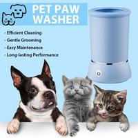 Paw Brush Automatic Dog Paw Cleaner with Rechargeable Cup for Small to Breed Pets Easy One-touch Operation Type-c for Dogs