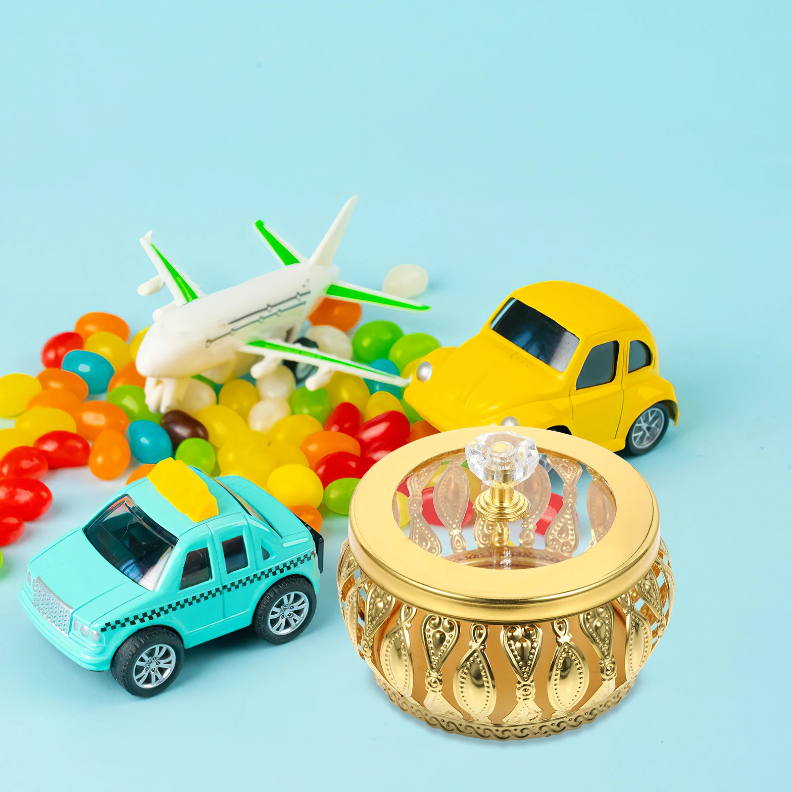 

Candy Box Middle East Style Metal Tray For Snacks Dry Fruit Chocolate Storage Party Wedding Eid Mubarak Ramadan Treat