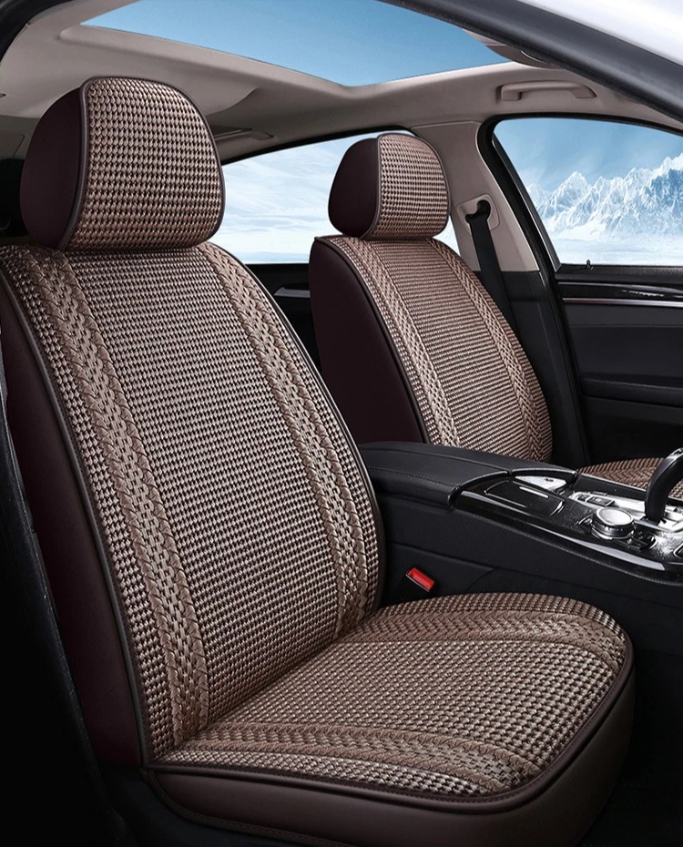 Universal Car Seat Full Cover Cool Ice Silk Breathable Anti-Slip Full Car Seats Protection SUV Car Ice Silk Seat Cushion JJ112