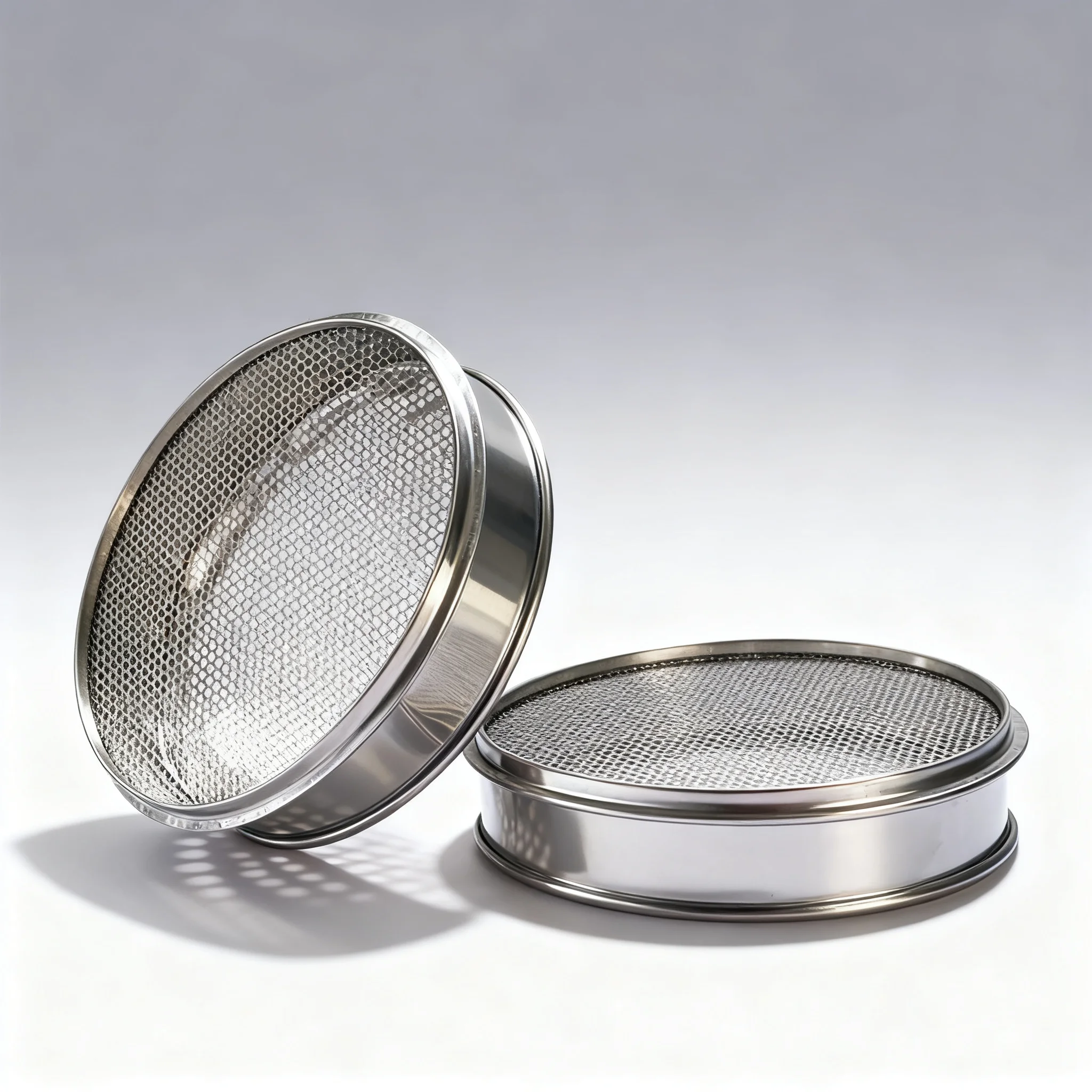Circular Stainless Steel Vibrating Sieve, Perforated Screen Filter for Industrial Screening, 30-60cm Optional Sizes