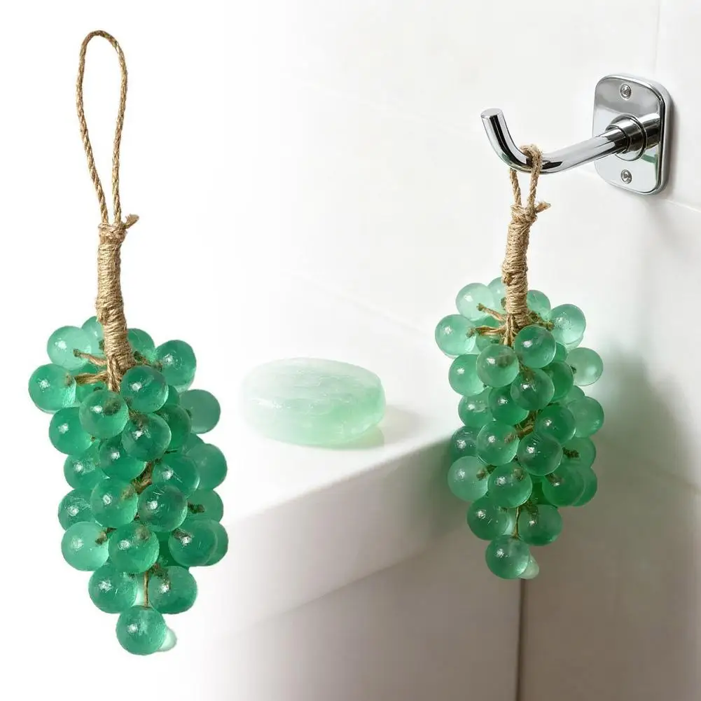 1 pièces nettoyage du visage savon de raisin savon de noeud de raisin savon en forme de raisin fait à la main fruits raisin arôme huile savon mousse nettoyant savon parfumé