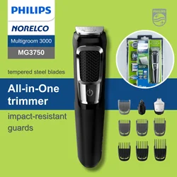 Philips Norelco Multigroom 3000 MG3750, All-in-One Trimmer, Face and Head