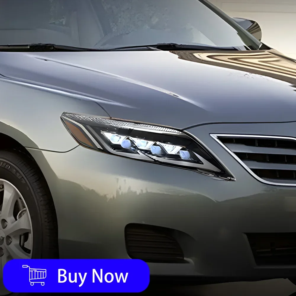 

Для Toyota Camry, американская версия 2009-2011, светодиодные автомобильные фары в сборе, обновленный динамический 3 объектива проектора, аксессуары Plug and Play