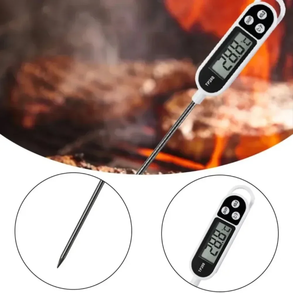 Food Thermometer TP300 Digital Kitchen Water Oil Thermometer for Meat Cooking Food Probe BBQ Electronic Oven Kitchen Tools