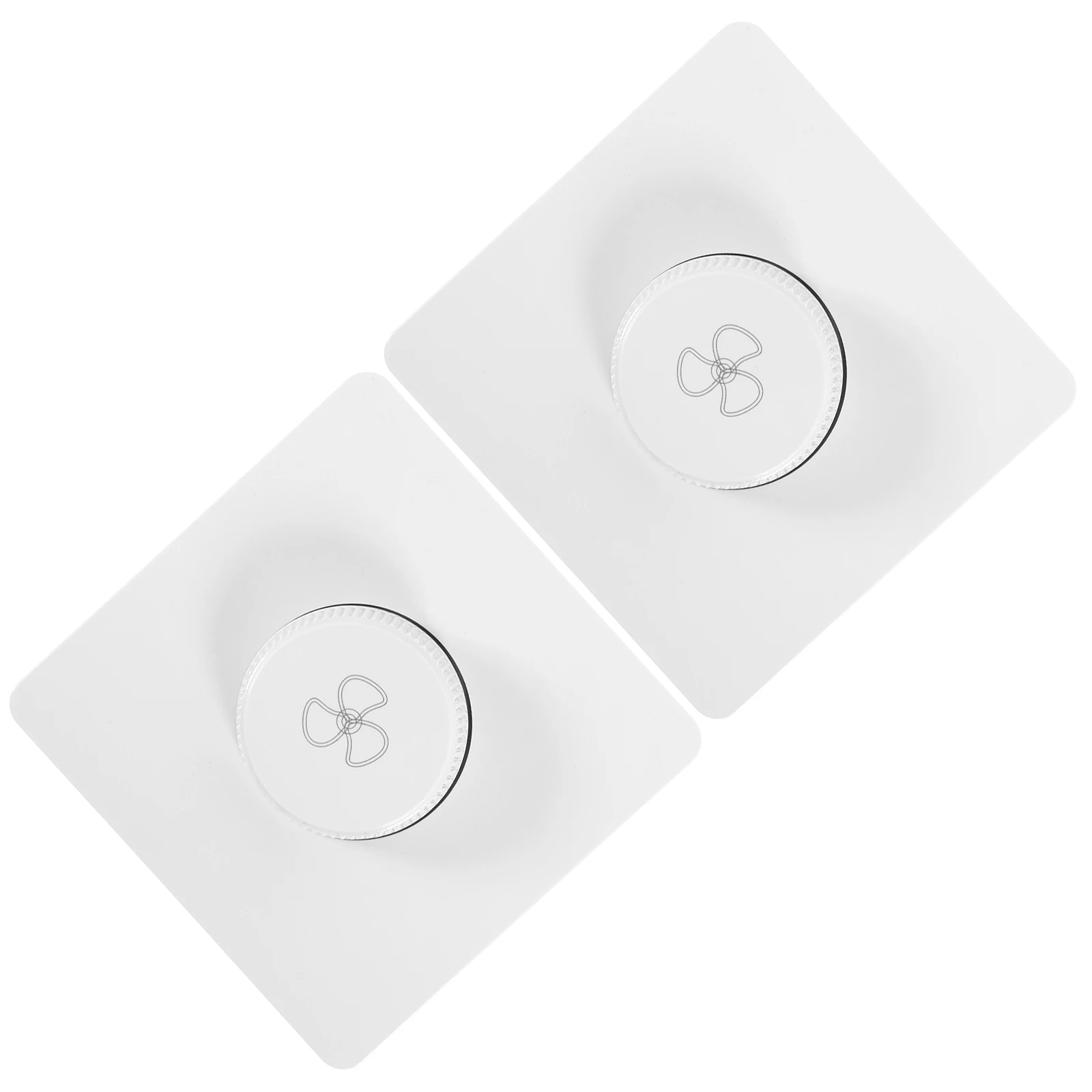 2pcs Wall-Mount Speed Control Panel for Ceiling Fan Durable Flame Retardant Plastic Indoor Fan Controller Temperature Settings