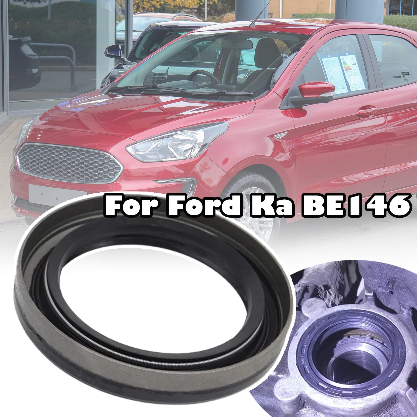 Car Drive Shaft Oil Seal For For Ford Ka BE146 1996 -2008 Mondeo 4 MK4 Drivetrain Transmission Gearbox Axle Ring 1712552 1096669