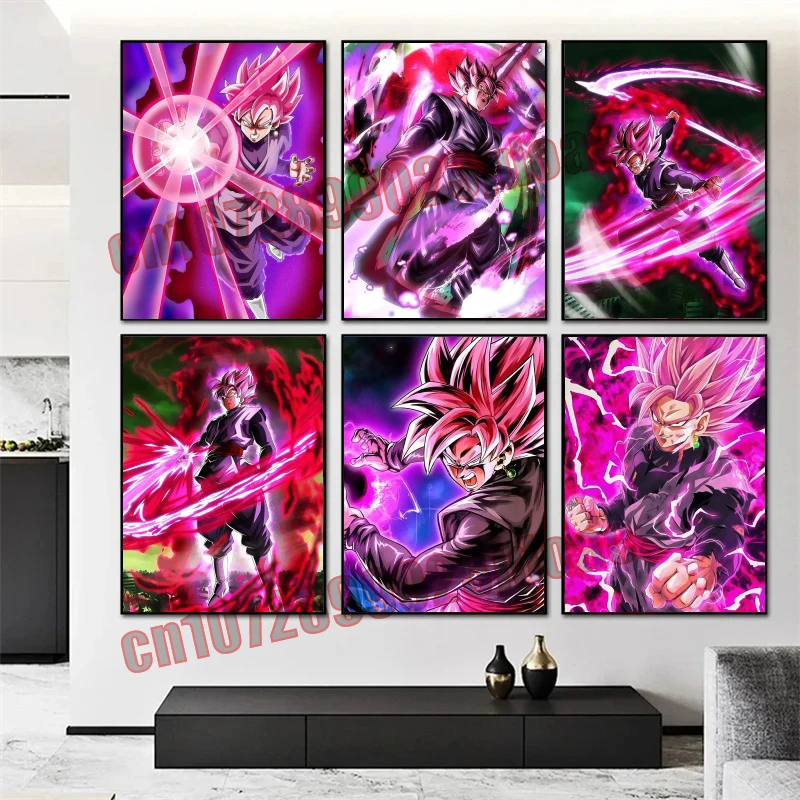 

Dragon Ball Z Kakarot Childhood Memories Anime Art Painting Frameless Canvas Painting Living Room Bedroom Decoration Party Gift