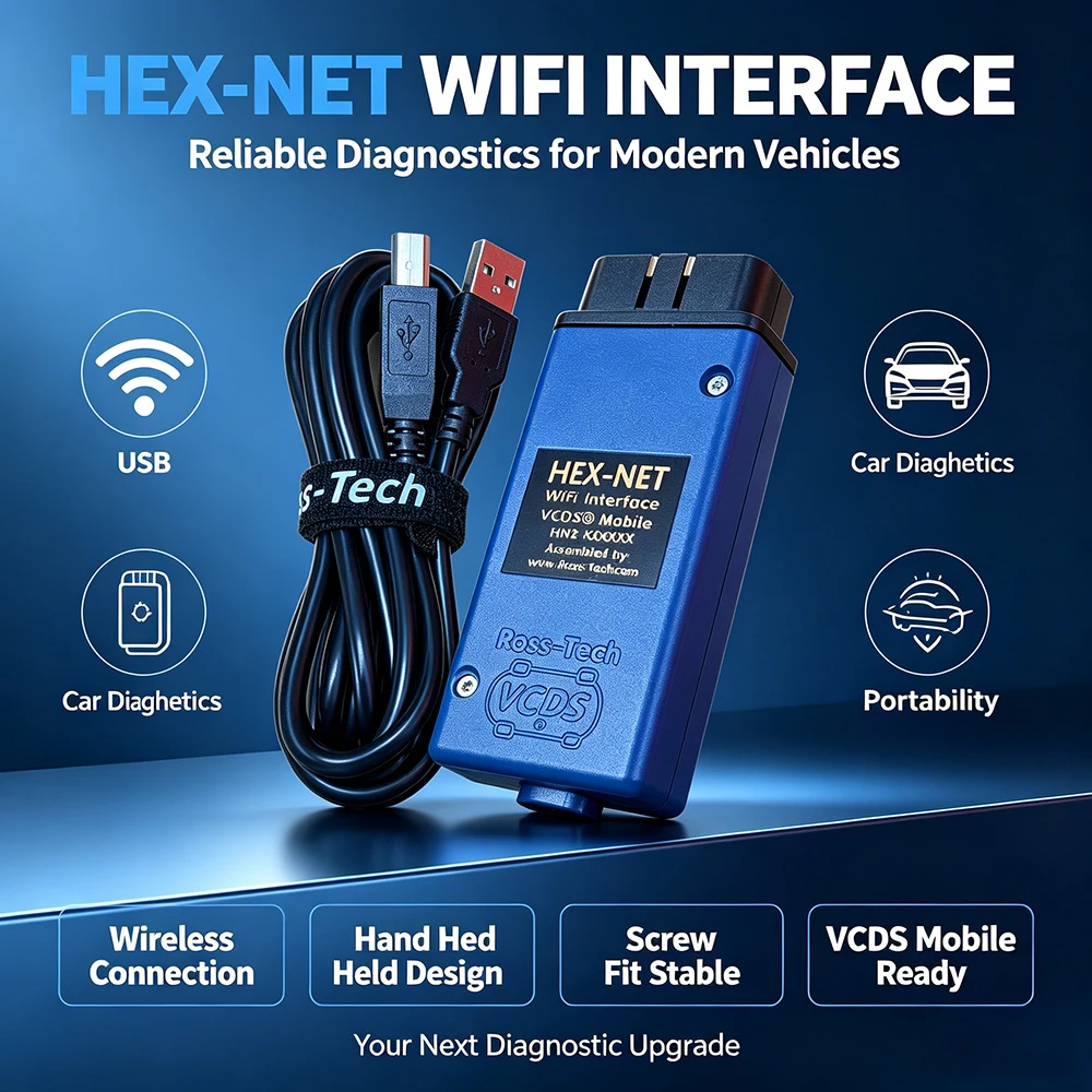 With WIFI [1996-2026] Unlimits VINs Real V2 Online VAG HEX V2 Hardware Usb Interface For VCDS Diagnostic Coding VAG COM TOOL