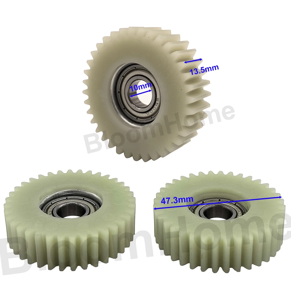 47.3x13.5mm 36T Electric Bicycle Planetary Gears With 10mm 6900Z Bearings Wheel Hubs Bike Nylon Tooth Gear E-bike Accessories