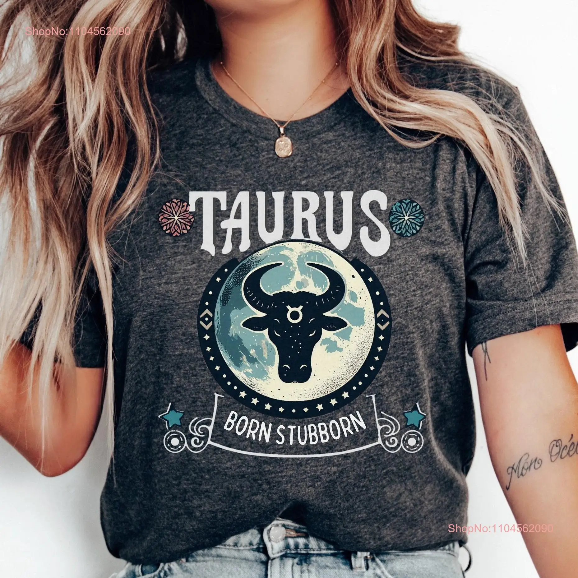 Taurus shirt Sign T Astrology s Zodiac Funny tee Birth for Her long or short sleeves
