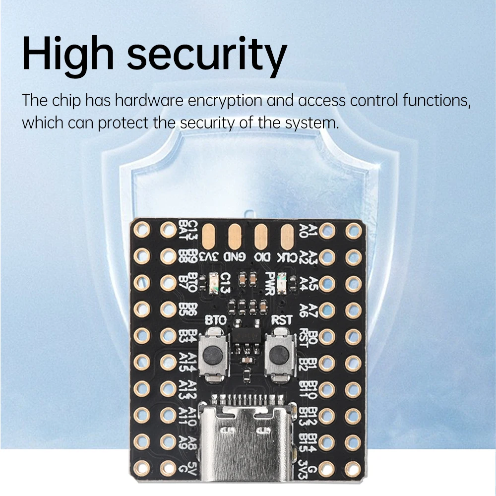 CH340 STM32F103C6T6A STM32F103C8T6 CH32V103C8T6 Mini Microcontroller Development Board Arm Architecture Minimum System Board