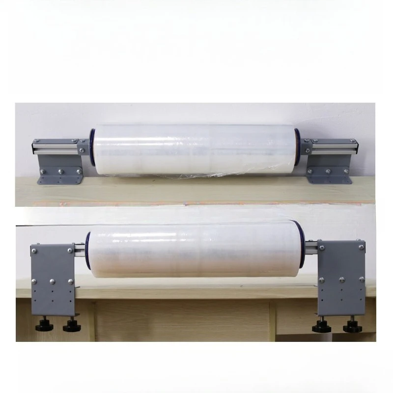 

Table edge fixed horizontal single roll winding film baler