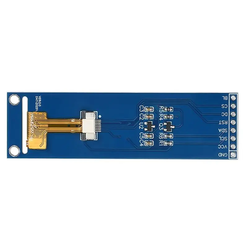 ABKI-Small 2.25-Inch TFT LCD Screen Module St7789 76X284 Display Full View Color SPI Interface Panel