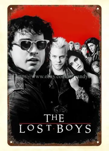 1987 The Lost Boys horror movie poster metal tin sign funky home decor