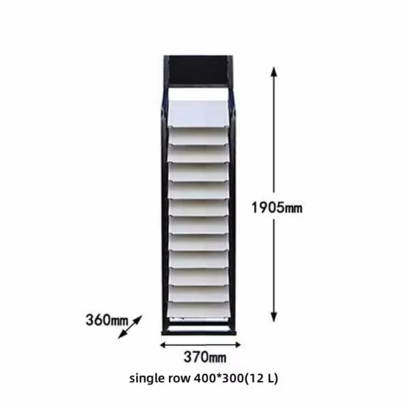 Single Row Marble Quartz Tile Sample Holders Stacks and Shelves