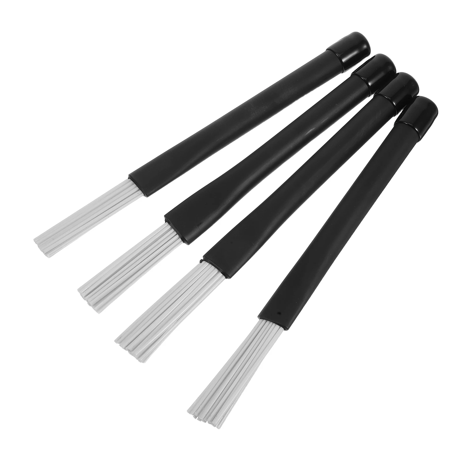 

4 Pcs Jazz Drum Brush Drumsticks with Brushes Percussion Gear Acoustic Rhythm Instrument Accessories Dynamic Snare