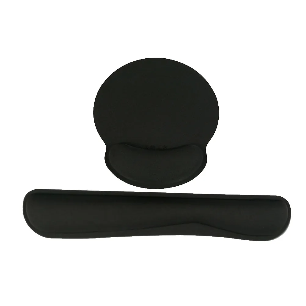 Keyboard Wrist Pad Set Comfortable Ergonomic Memory Cotton Slow Rebound Wrist Rest for Office Gaming Mouse Support Hand