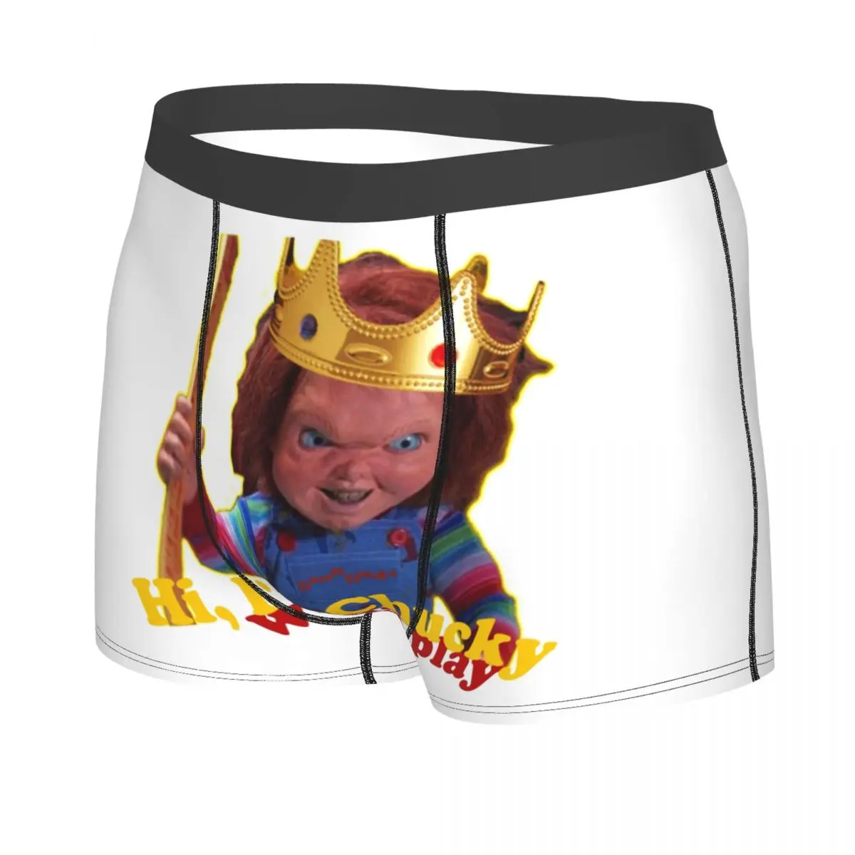 Custom Male Cool King Chucky Underwear Child's Play Boxer Briefs Soft Shorts Panties Underpants