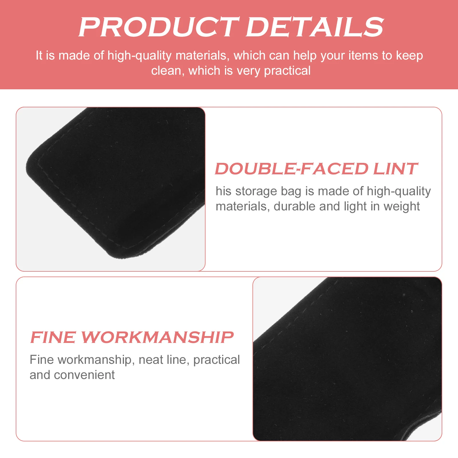 

6 Pcs Lipstick Storage Bag Holder Perfume Gloss Small Pouch Women Container Outdoor Lint Lipsticks